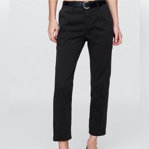 GAP Black Zippered Pants Mid Rise Khaki